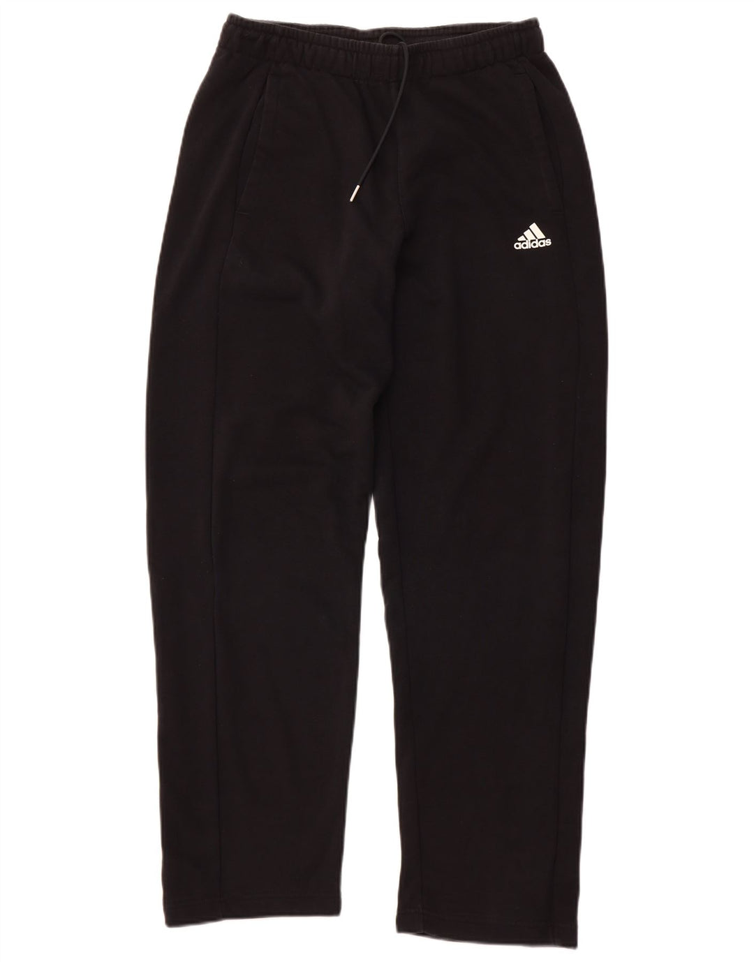 ADIDAS Mens Climalite Tracksuit Trousers Medium Black Cotton