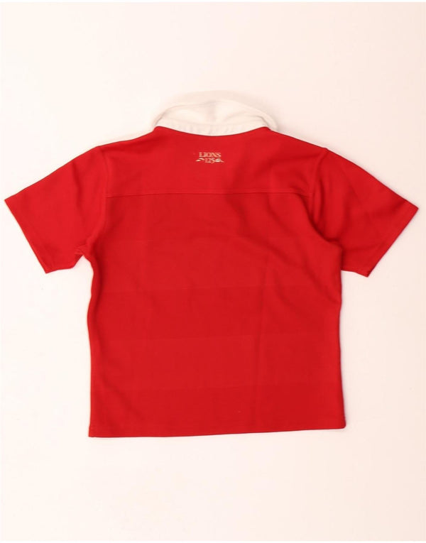 ADIDAS Boys Australia 2013 Graphic Polo Shirt 9-10 Years Red Polyester