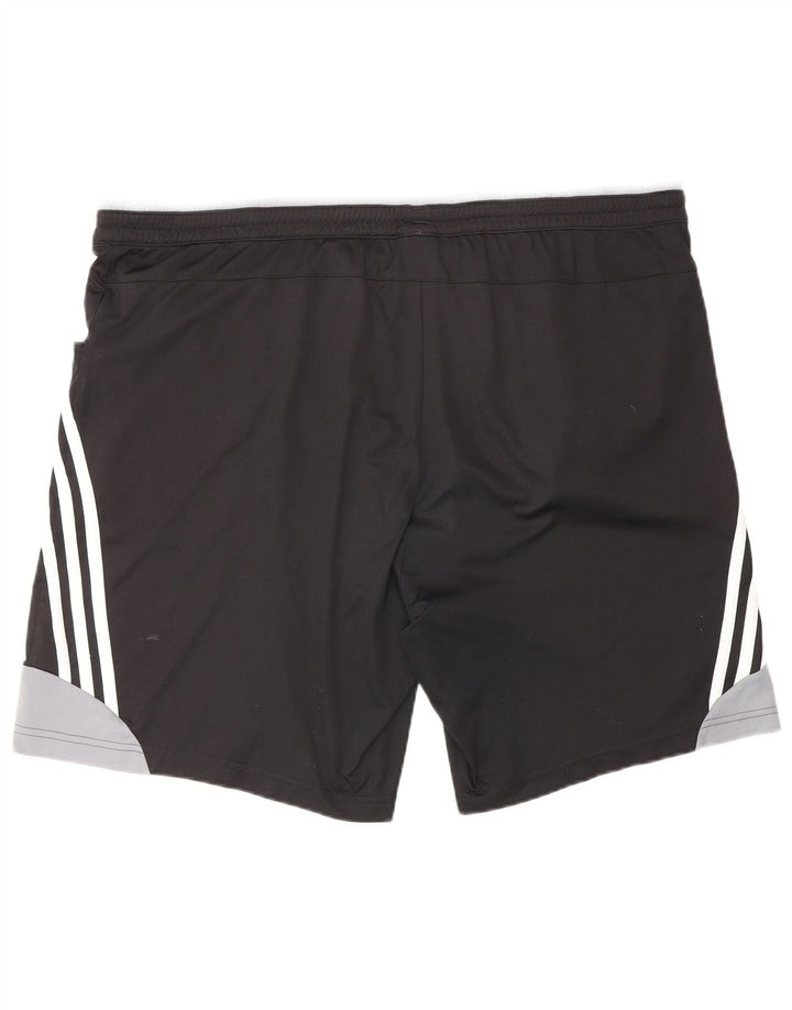 ADIDAS Mens Sport Shorts XL Black Colourblock Polyester
