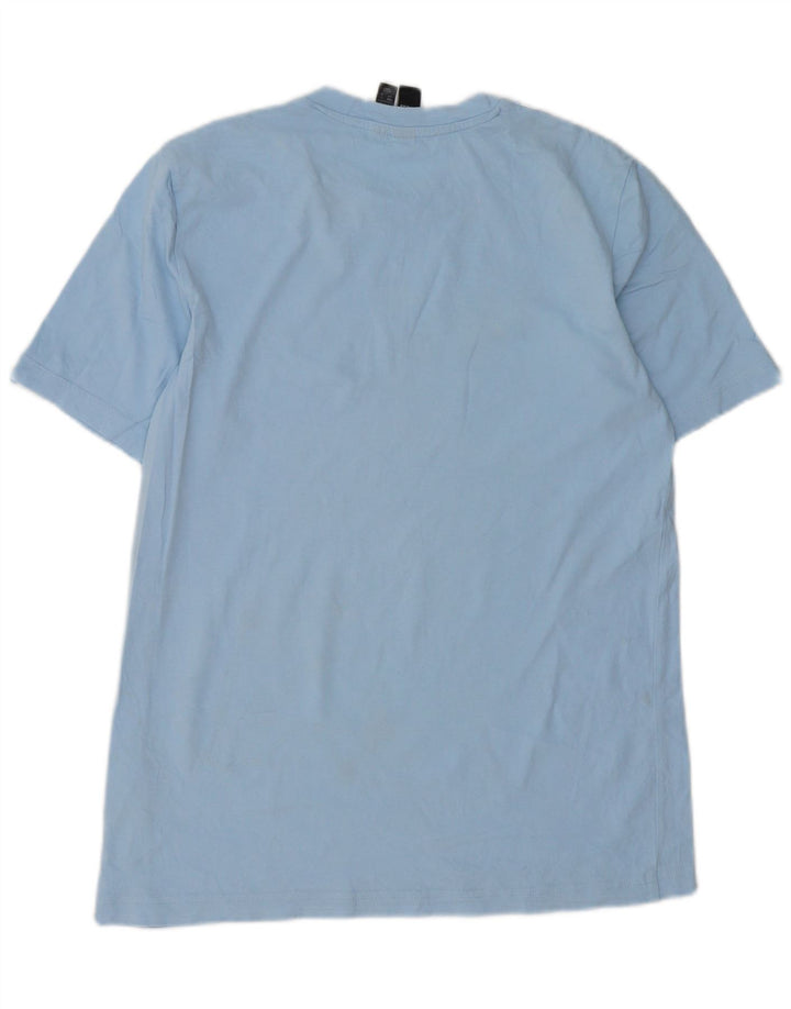 Adidas Mens T-Shirt Top Small Blue Cotton