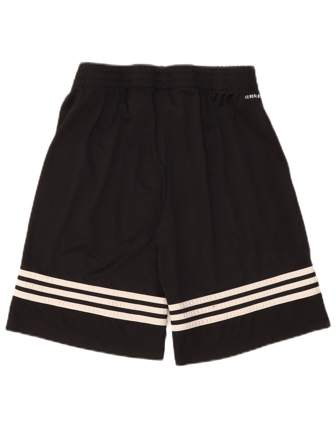 ADIDAS Boys Aeroready Sport Shorts 15-16 Years Black Polyester