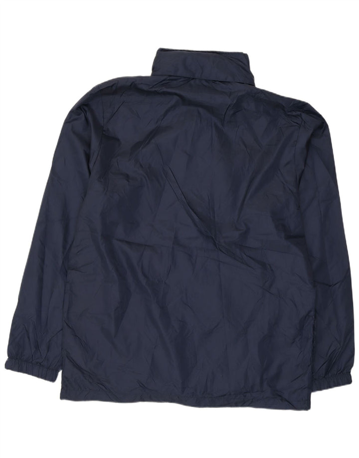 KAPPA Mens Windbreaker Jacket UK 40 Large Navy Blue Polyester