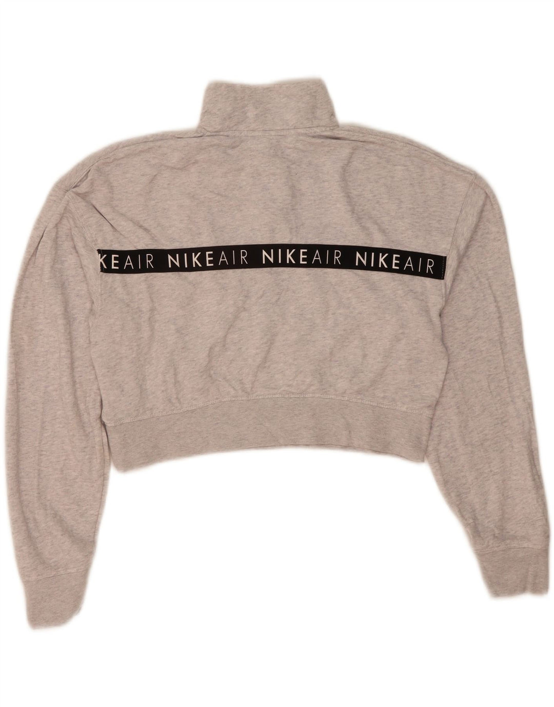 Nike Womens Nike Air Graphic Sweatshirt Jumper UK 14 Medium Grey
