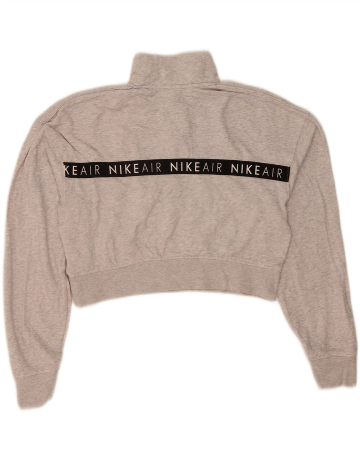 Nike Womens Nike Air Graphic Sweatshirt Jumper UK 14 Medium Grey