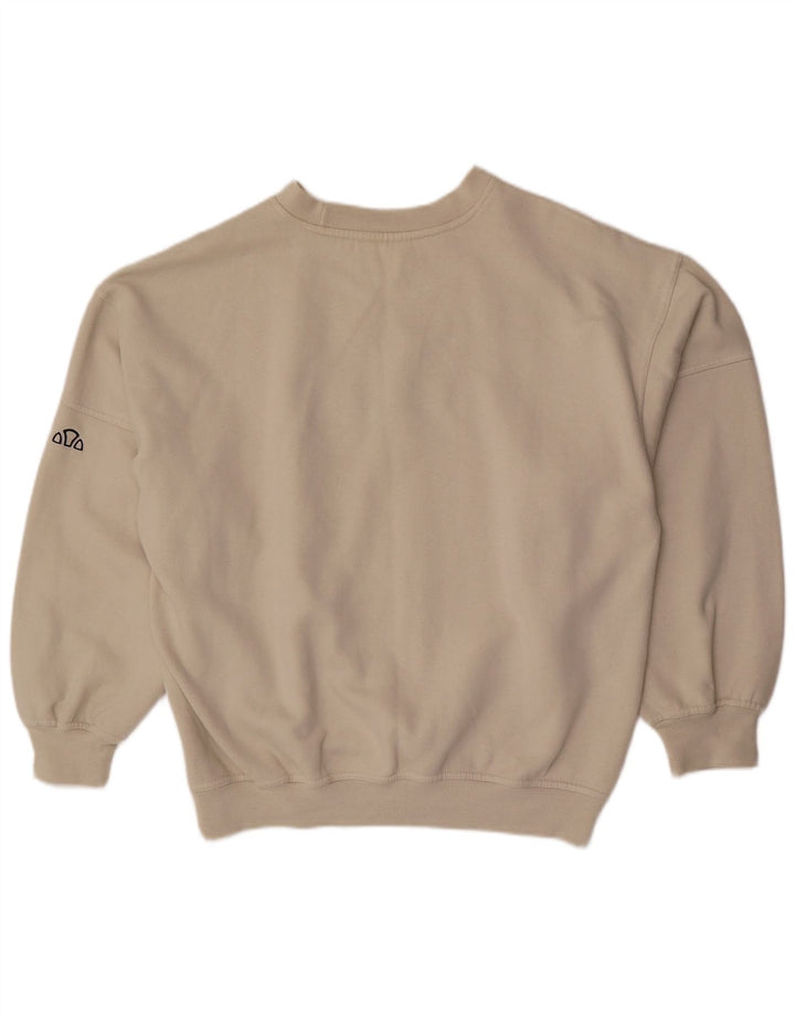 Ellesse Mens Graphic Sweatshirt Jumper Large Beige Polyester