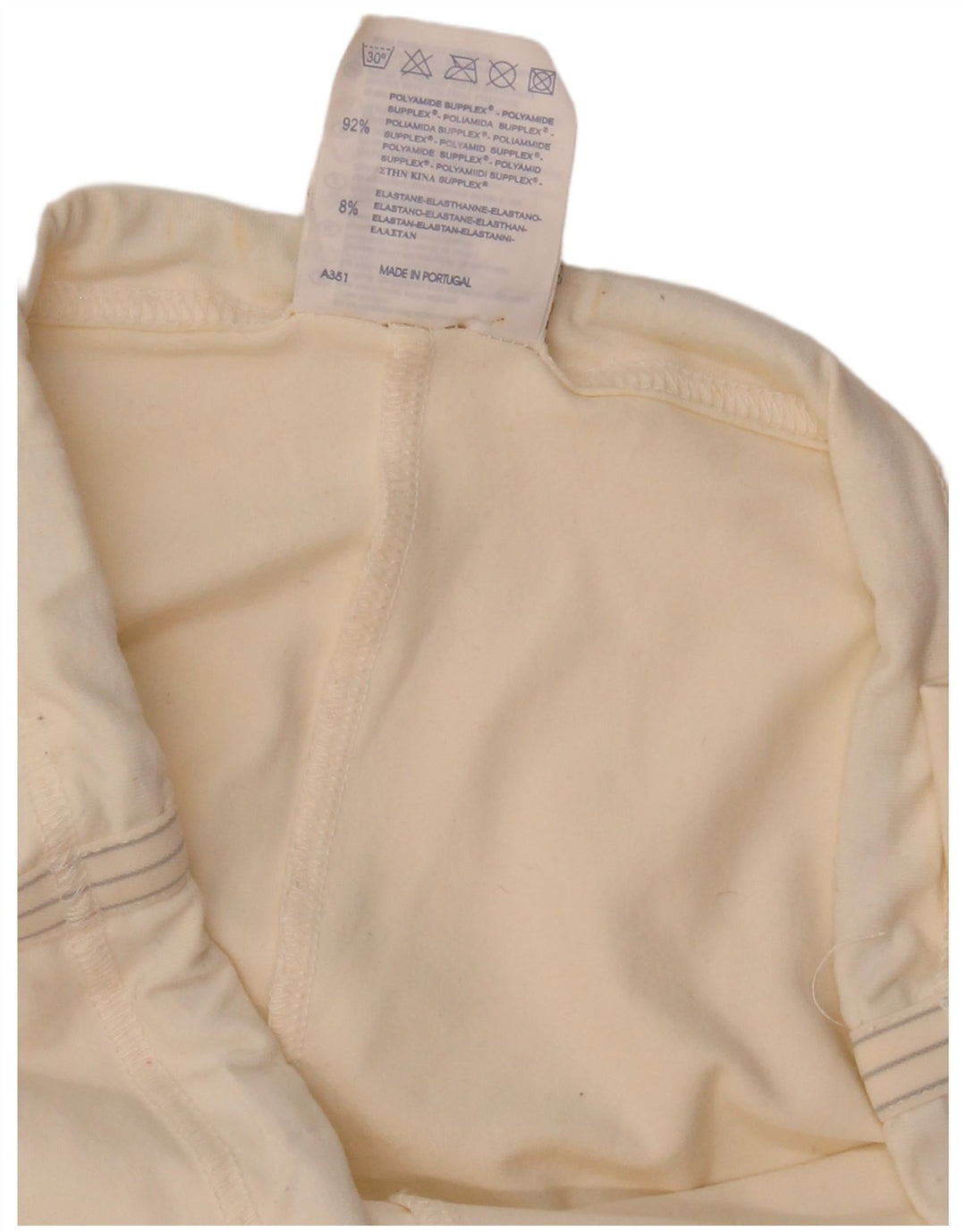 Champion Womens Flare Tracksuit Trousers UK 12 Medium  Off White Polyamide