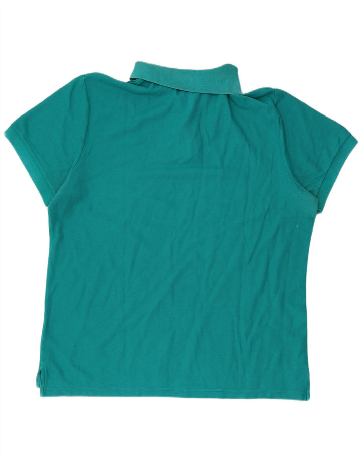 Nike Womens Polo Shirt UK 18 XL Turquoise