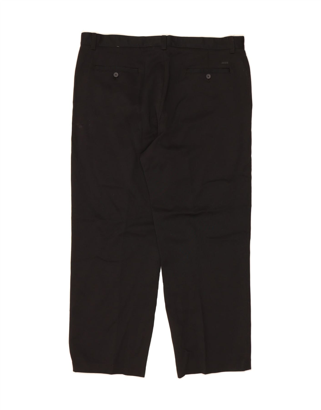 IZOD Mens Straight Chino Trousers W40 L30 Black Polyester Vintage Izod and Second-Hand Izod from Messina Hembry 