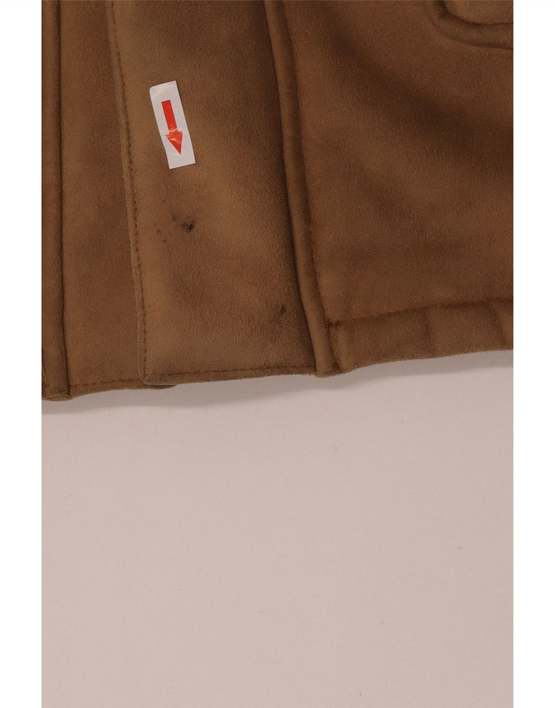 Conbipel Mens Studio Hooded Sherpa Jacket UK 38 Medium Brown Polyester
