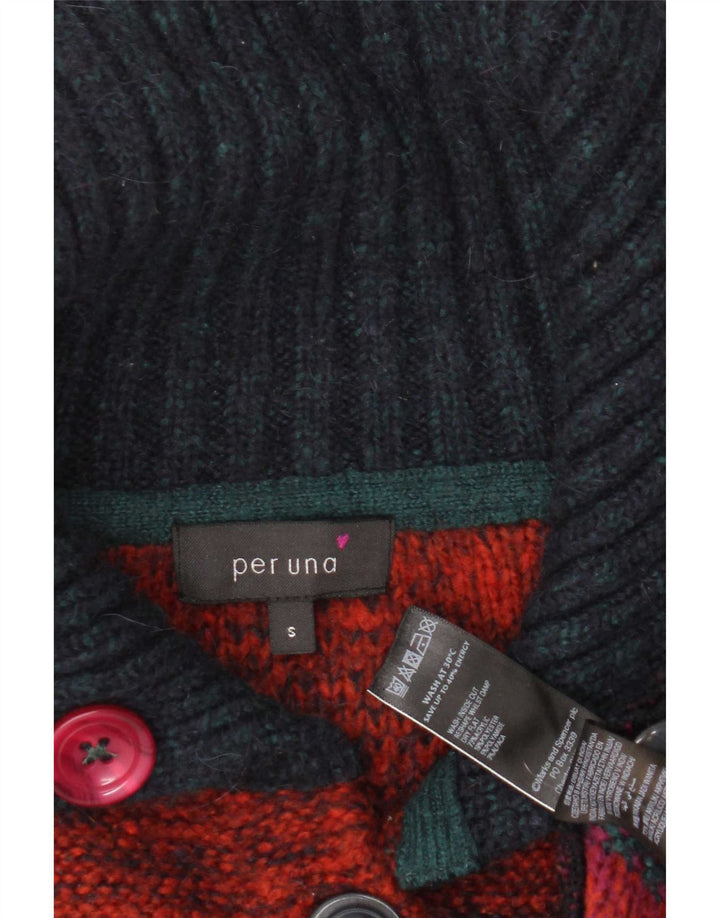 Marks & Spencer Womens Per Una Cardigan Sweater UK 10 Small Multicoloured