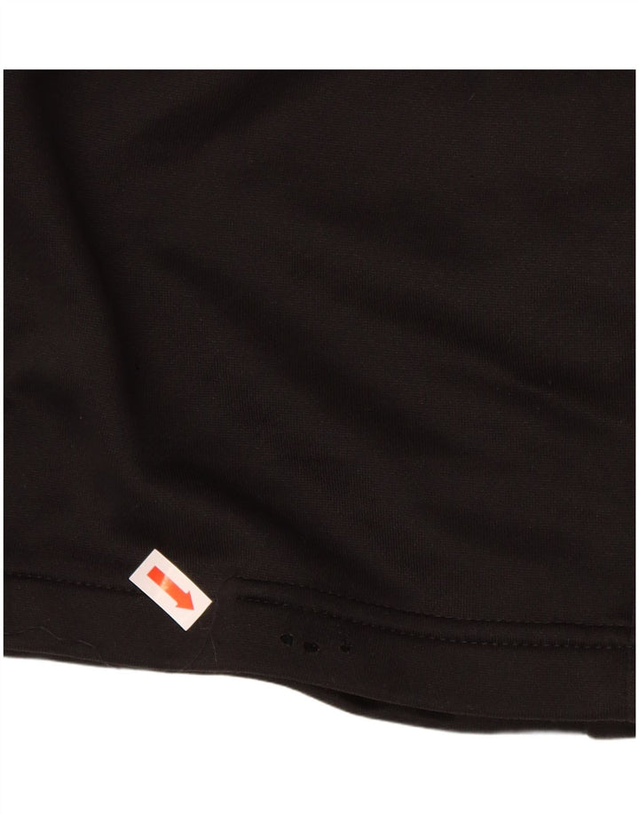 ADIDAS Mens Tracksuit Top Jacket Large Black Colourblock Polyester