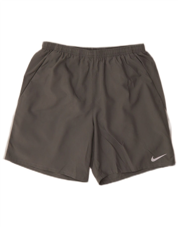 Nike Mens Dri Fit Sport Shorts Medium Grey Colourblock Polyester