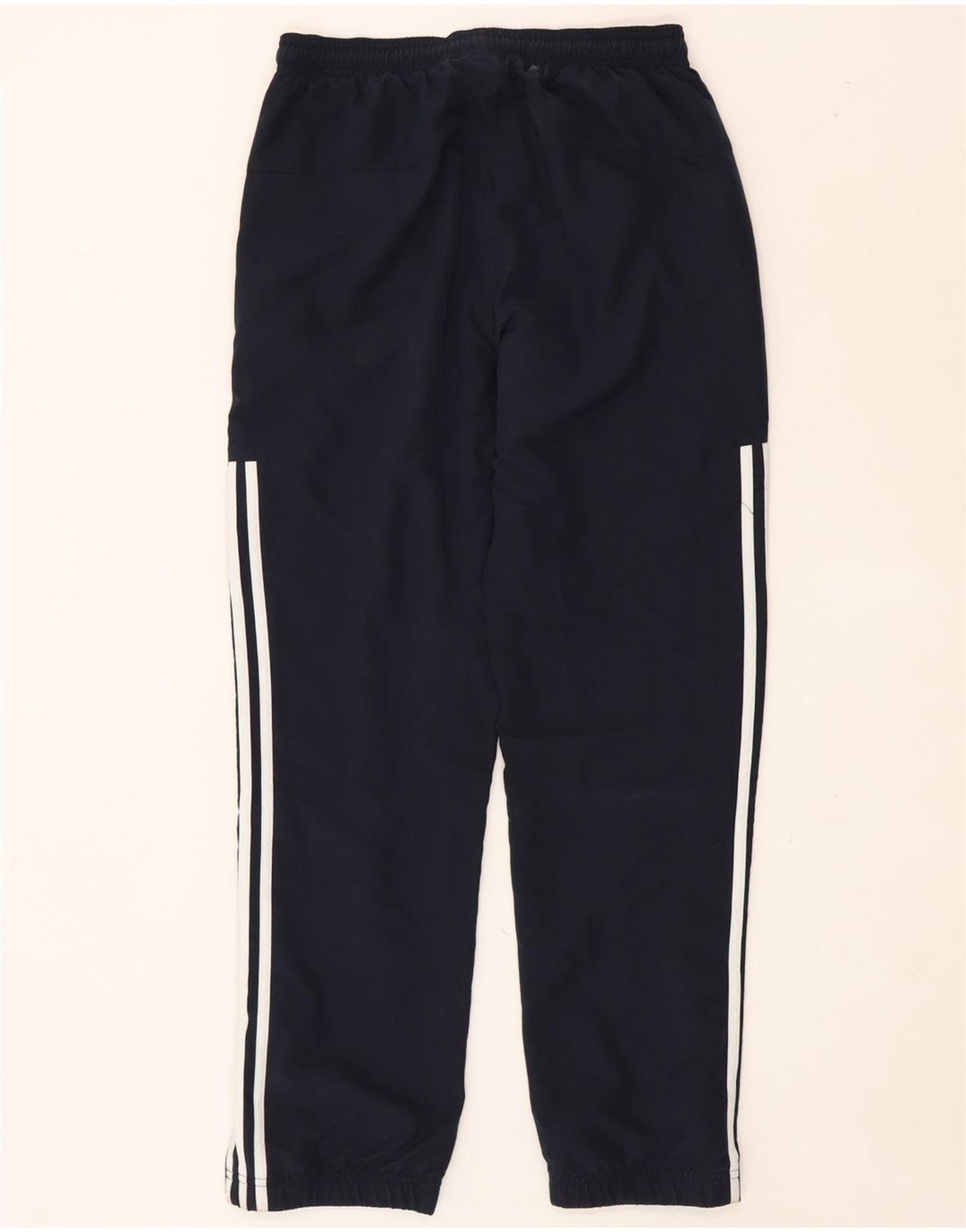 ADIDAS Mens Tracksuit Trousers Joggers Small  Navy Blue Polyester