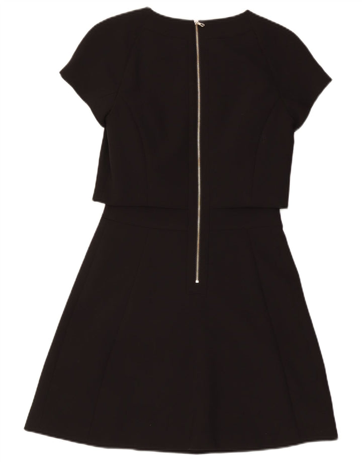 Ted Baker Womens A-Line Dress Size 0 2XS Black Polyester