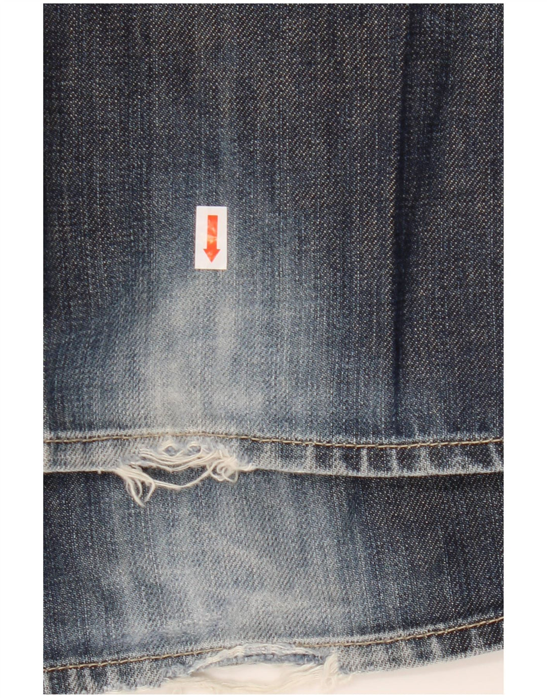 Hugo Boss Mens Straight Jeans W35 L34 Blue Cotton