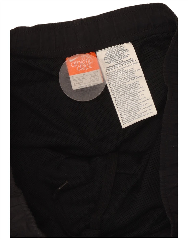 NIKE Mens Graphic Sport Shorts Small  Black Nylon