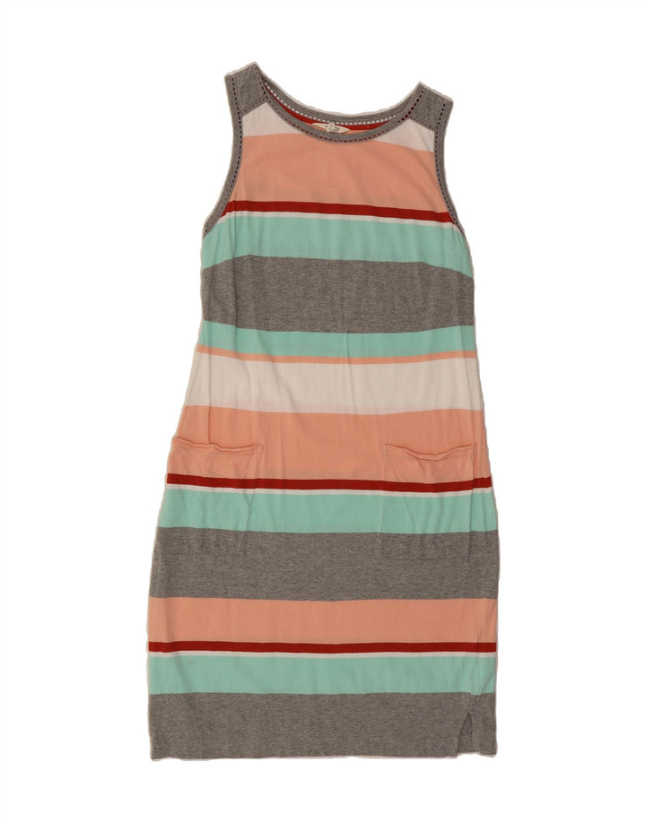 WHITE STUFF Womens T-Shirt Dress UK 12 Medium Multicoloured Striped Vintage White Stuff and Second-Hand White Stuff from Messina Hembry 
