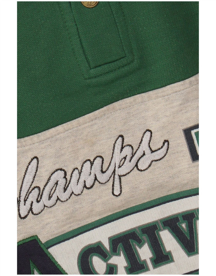 F.LLI Campagnolo Womens Graphic Sweatshirt Jumper IT 42 Medium Green