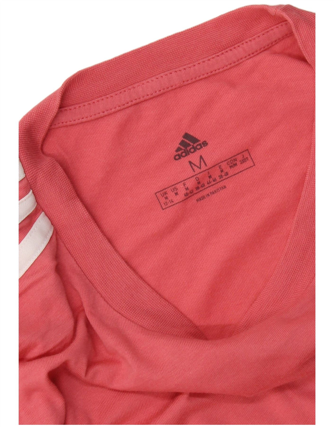Adidas Womens Graphic T-Shirt Top UK 12/14 Medium Pink