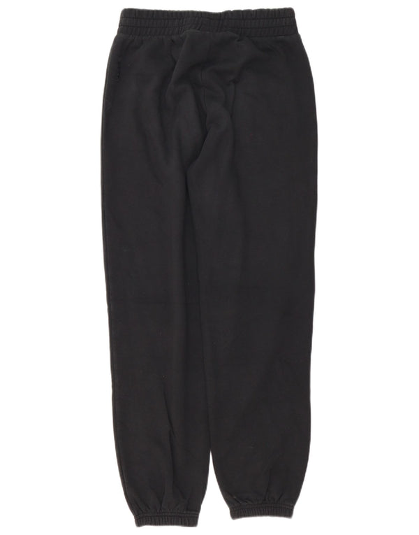 Adidas Boys Graphic Tracksuit Trousers Joggers 13-14 Years Black Cotton