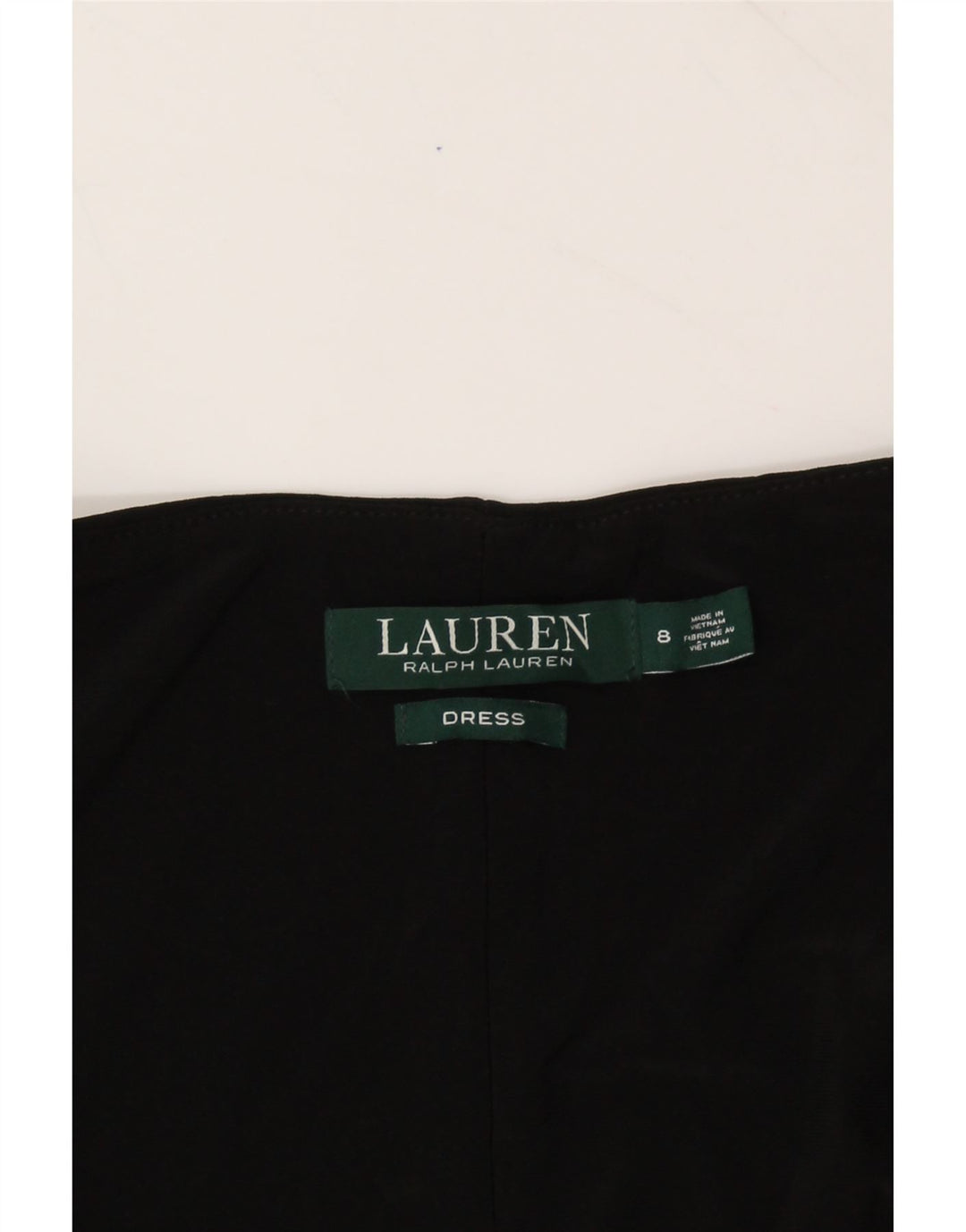 RALPH LAUREN Womens Sleeveless Bodycon Dress US 8 Medium Black Polyester Vintage Ralph Lauren and Second-Hand Ralph Lauren from Messina Hembry 