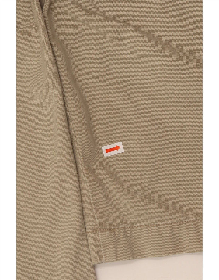 Tommy Hilfiger Mens Straight Chino Trousers W42 L32 Beige Cotton