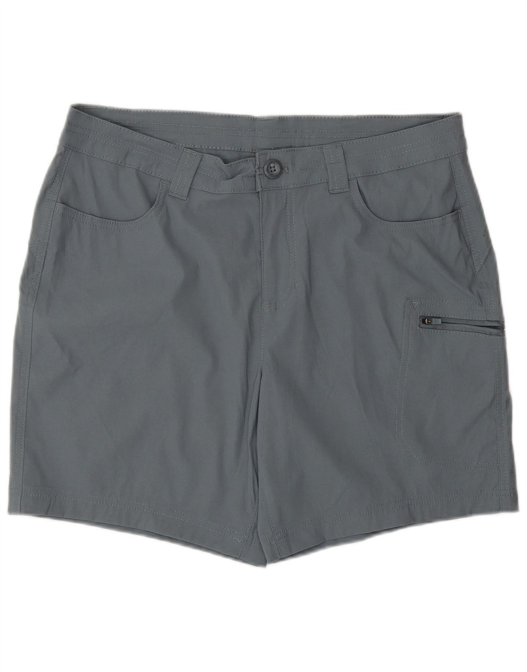 Eddie Bauer Womens Cargo Shorts US 12 Large W34 Grey Nylon Sports