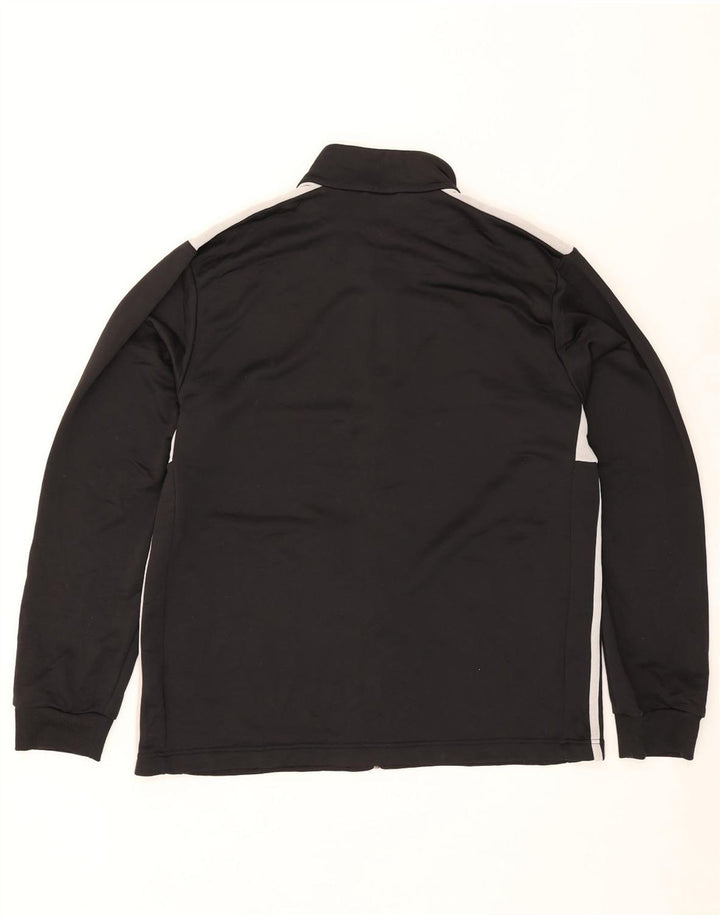 Adidas Mens Tracksuit Top Jacket XL Black Colourblock Polyester
