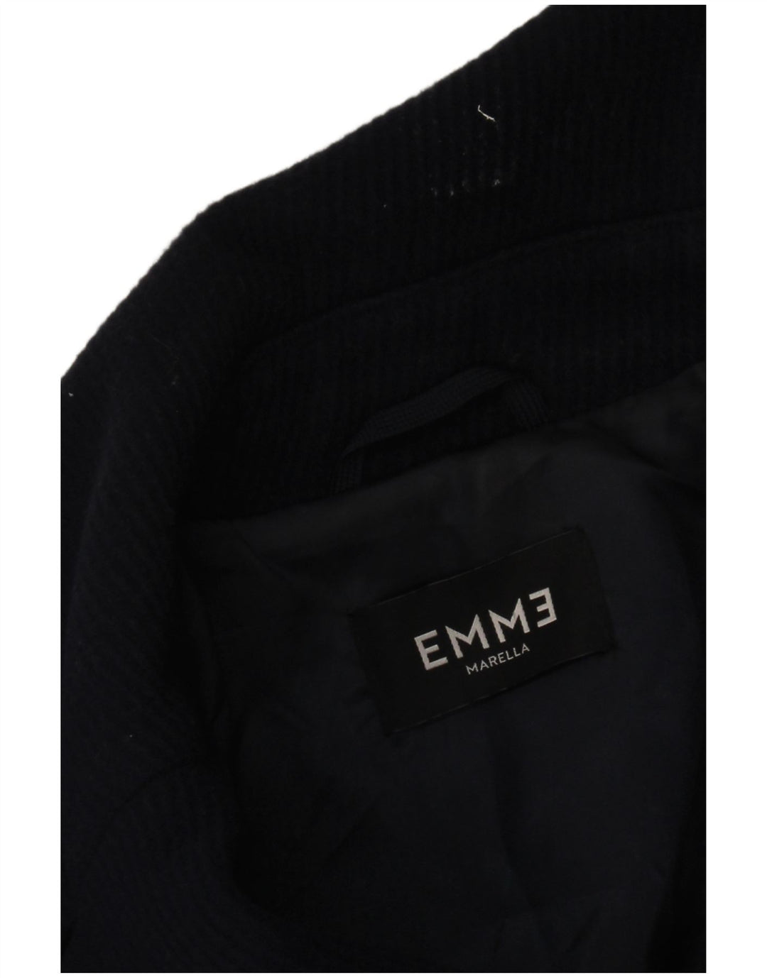 Marella Womens EMME Pea Coat UK 12 Medium Navy Blue