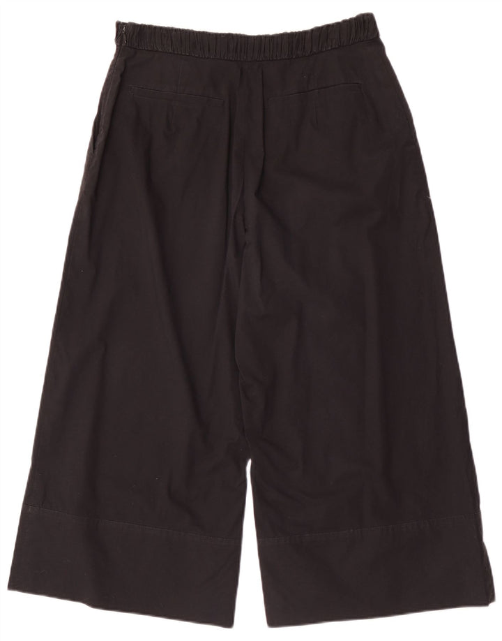 Max & Co. Womens Wide Leg Capri Trousers W30 L21 Black