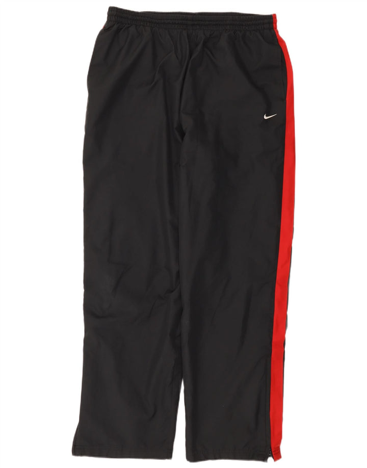 NIKE Mens Tracksuit Trousers XL  Black Colourblock Polyester
