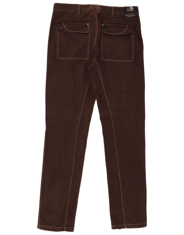 AMERICANINO Mens Slim Chino Trousers IT 48 Medium W30 L34 Brown Cotton