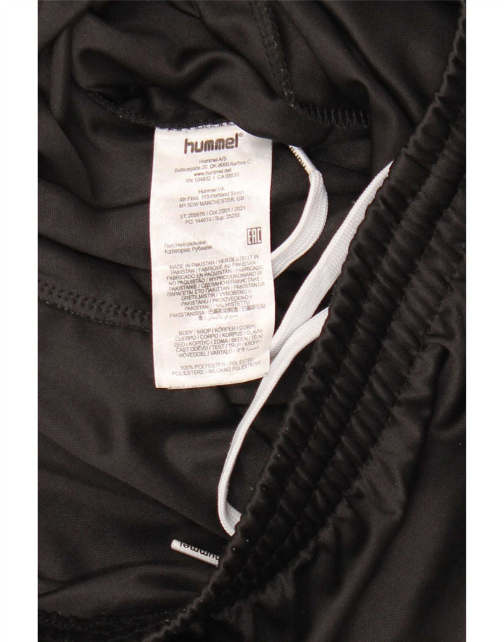 Hummel Mens Graphic Tracksuit Trousers XL Black Polyester