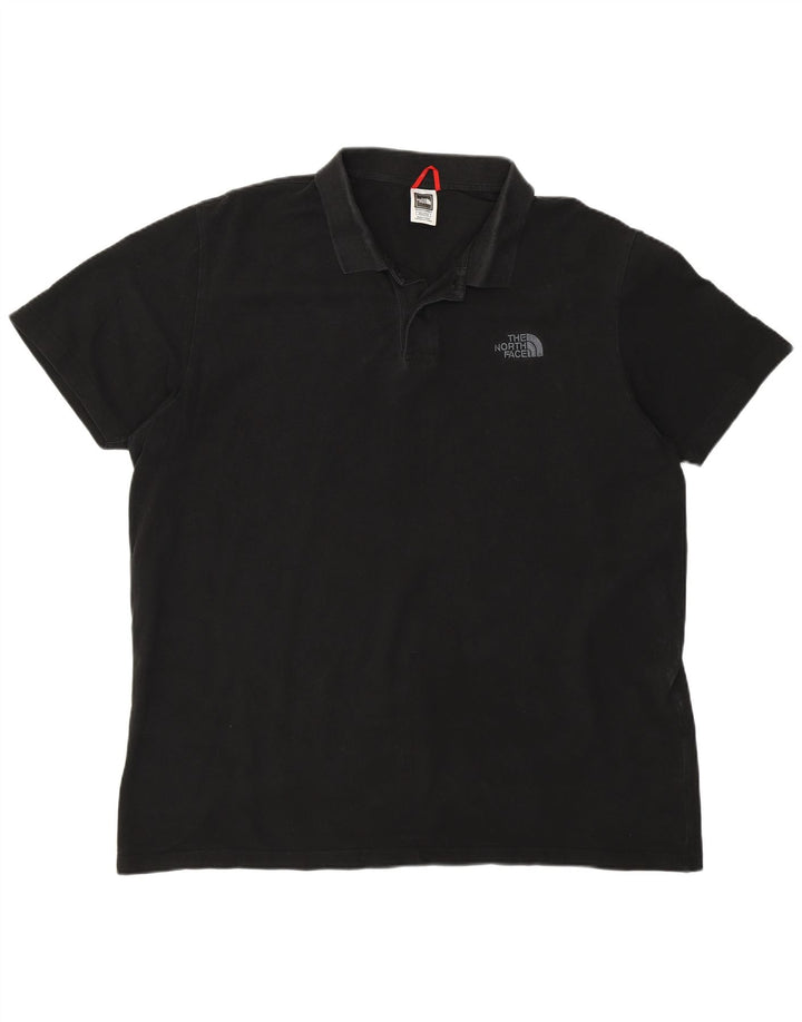 The North Face Mens Polo Shirt 2XL Black Cotton
