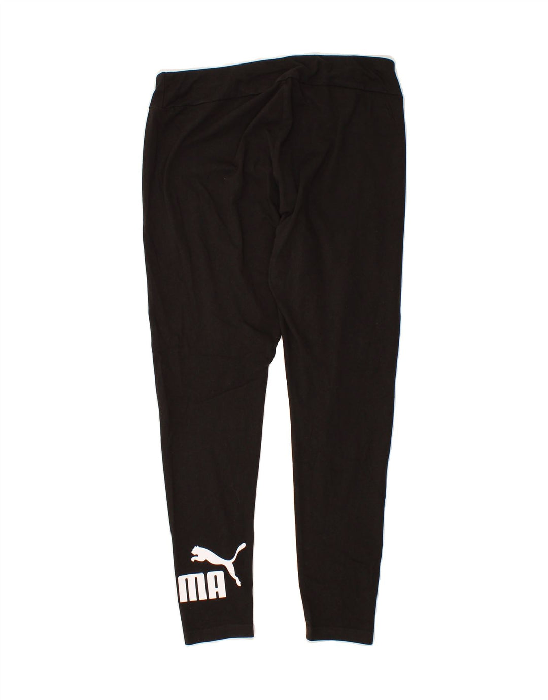 PUMA Womens Graphic Leggings UK 14 Large  Black Vintage Puma and Second-Hand Puma from Messina Hembry 