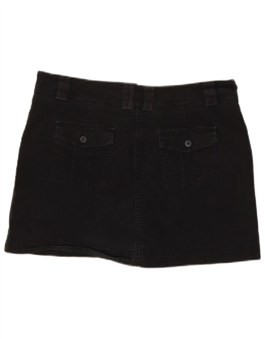 DOCKERS Womens Chino Shorts US 8 Medium W34 Black Cotton