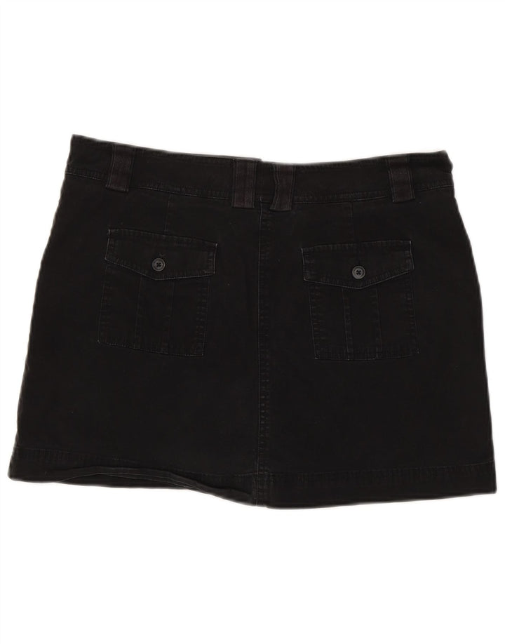 DOCKERS Womens Chino Shorts US 8 Medium W34 Black Cotton