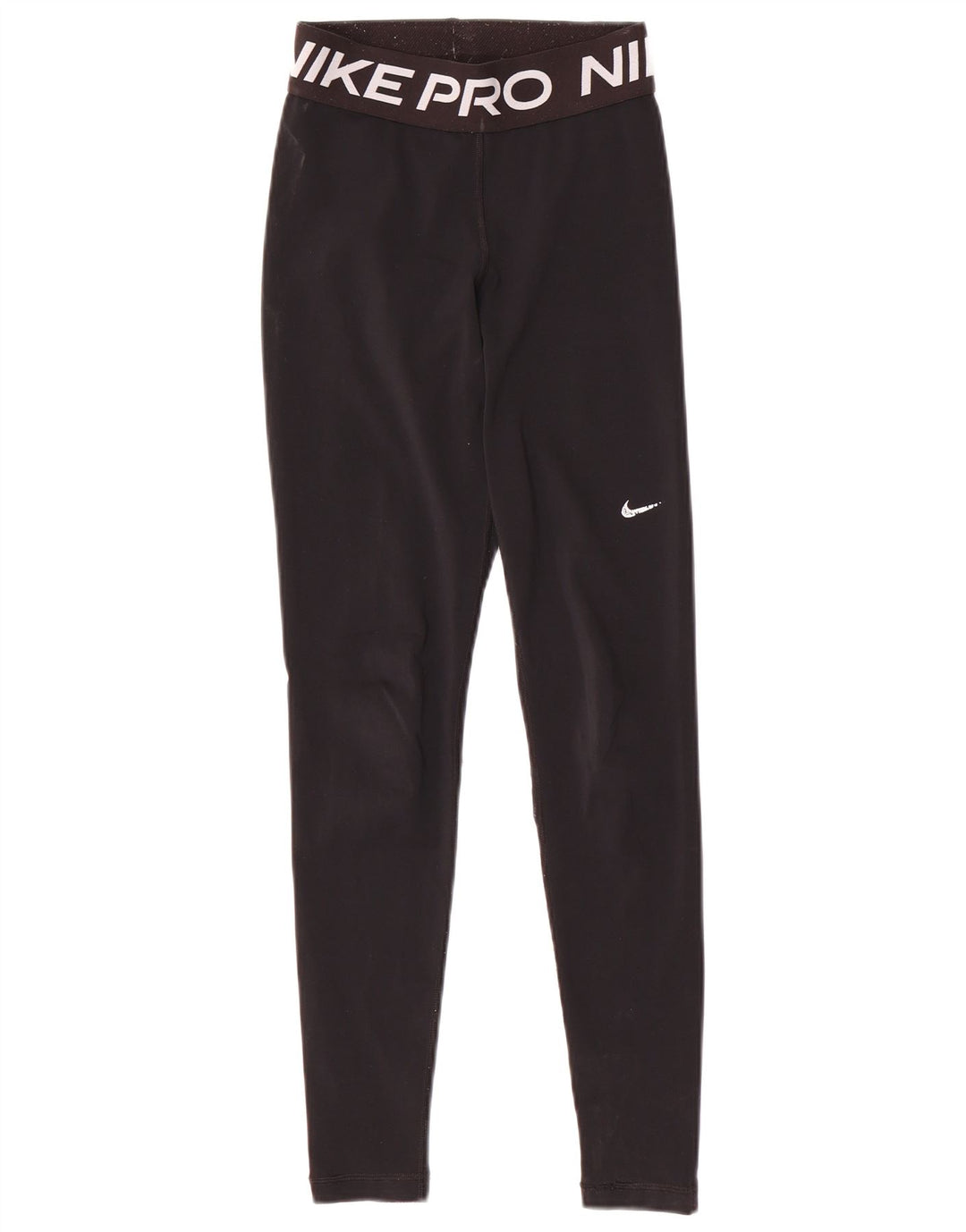 NIKE Womens Dri Fit Graphic Leggings UK 6 XS Black