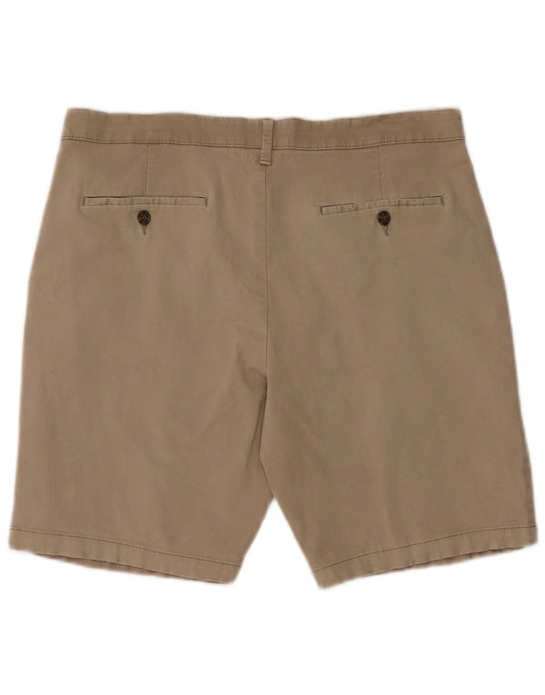 Marks & Spencer Mens Chino Shorts W36 Large Beige Cotton