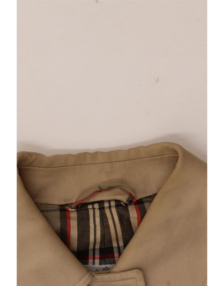 AQUASCUTUM Womens Trench Coat UK 14 Medium Beige