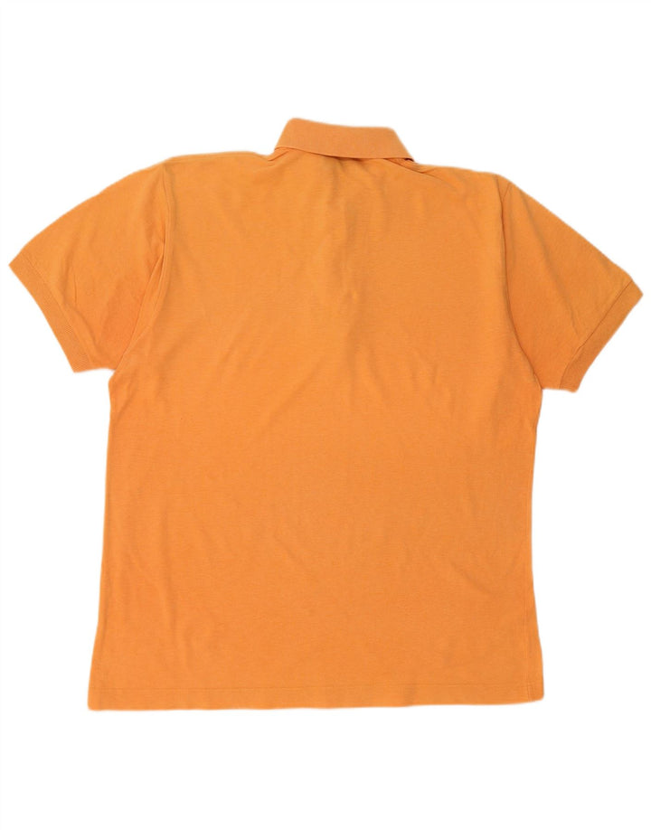 SERGIO TACCHINI Mens Polo Shirt Large Orange