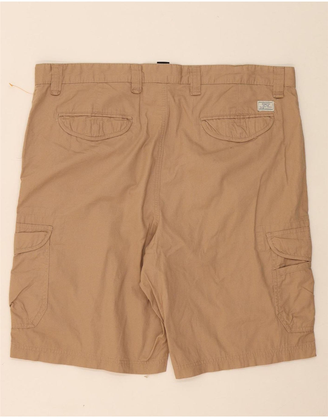 CHAPS Mens Cargo Shorts W40 XL Beige Cotton Vintage Chaps and Second-Hand Chaps from Messina Hembry 