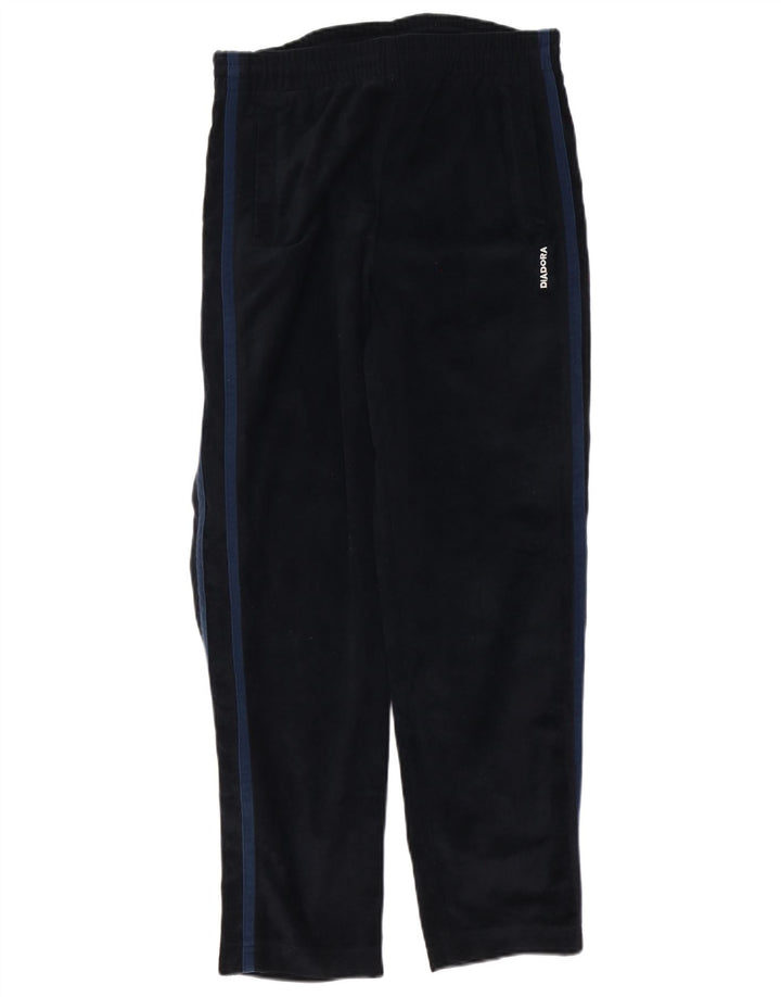 Diadora Mens Tracksuit Trousers Large Black Polyester