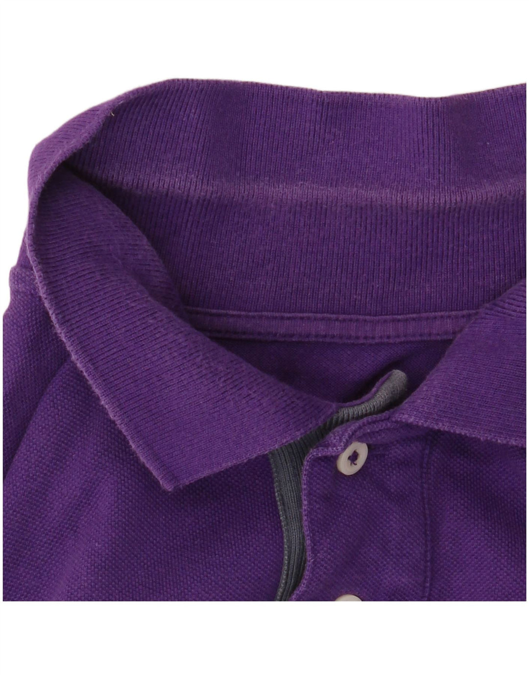 NIKE Mens Polo Shirt UK 42/44 Large Purple Cotton