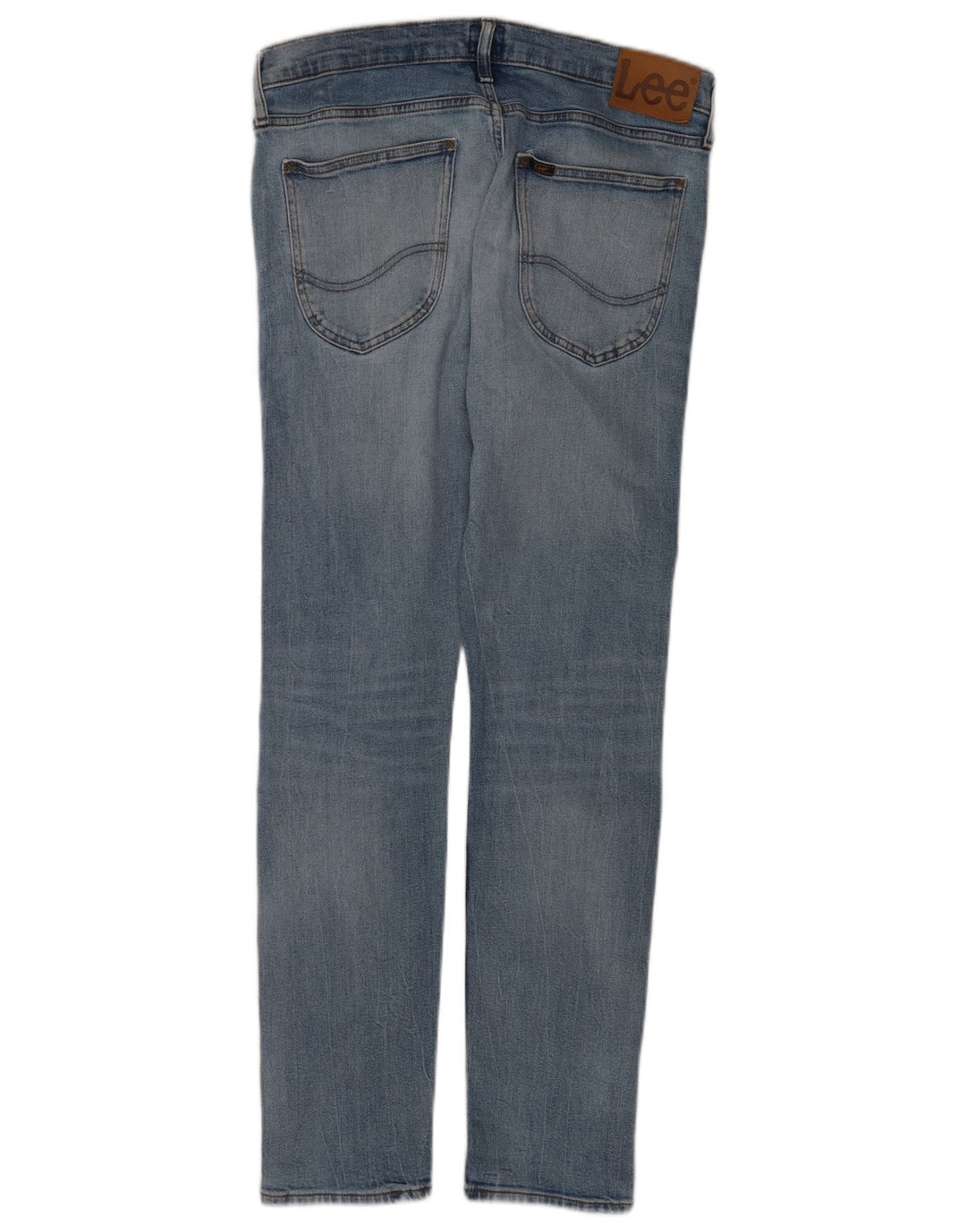 Lee Mens Luke Slim Jeans W32 L32 Blue Cotton