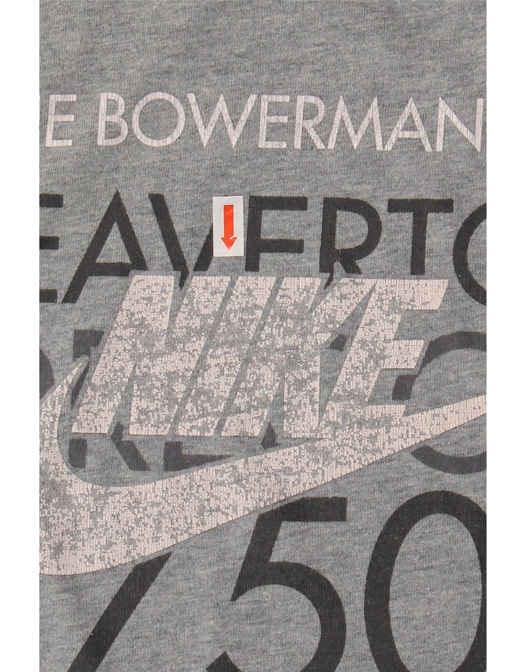 NIKE Mens USA Graphic T-Shirt Top Large Grey Colourblock Cotton