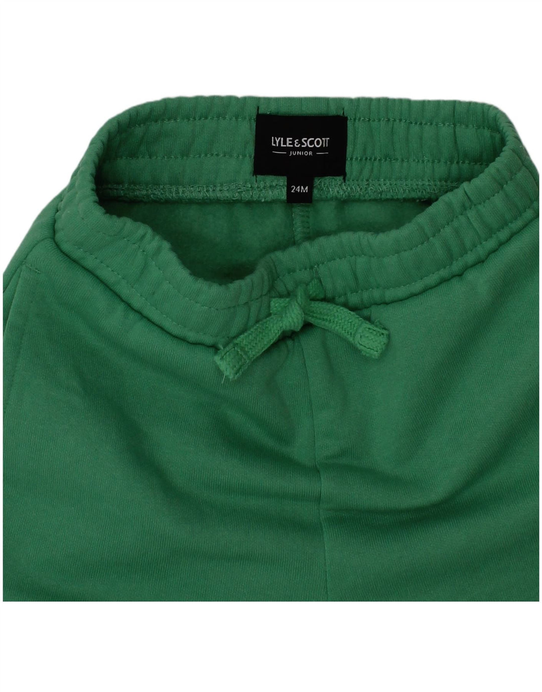 Lyle & Scott Baby Girls Tracksuit Trousers 18-24 Months Green Cotton