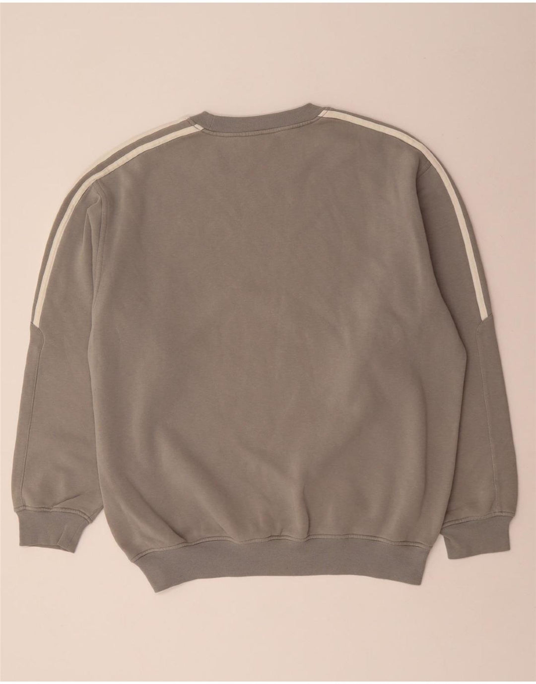 ADIDAS Mens Sweatshirt Jumper UK 42/44 Large Grey Cotton