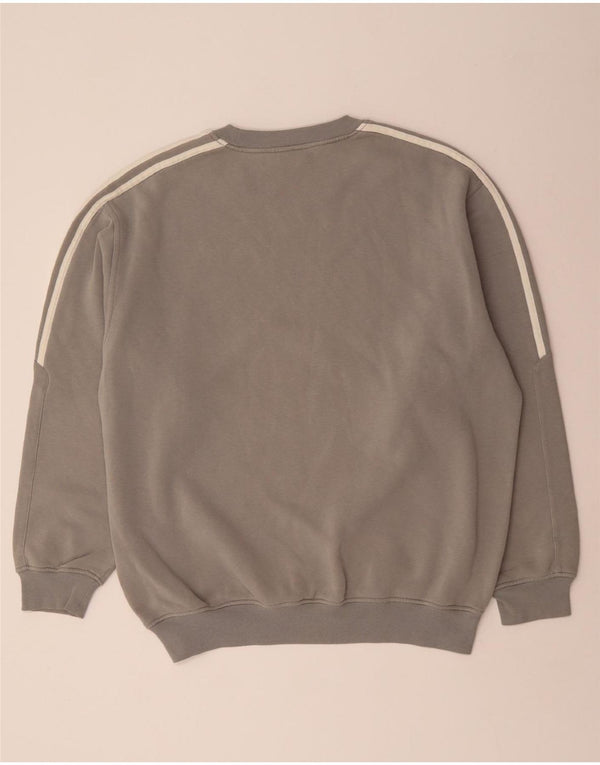 ADIDAS Mens Sweatshirt Jumper UK 42/44 Large Grey Cotton