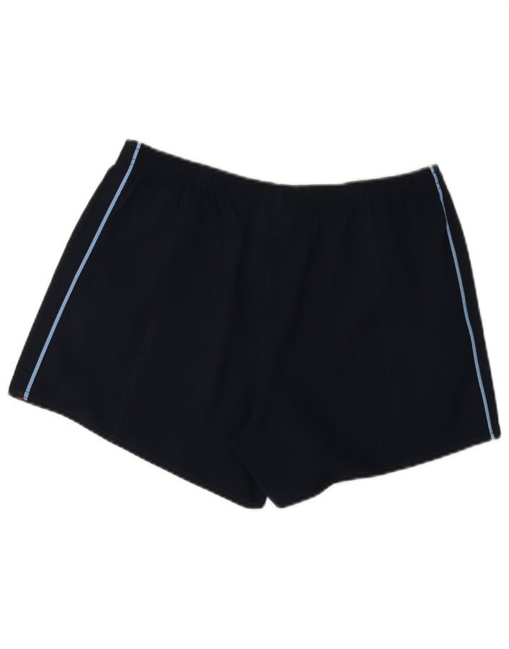 Reebok Womens Sport Shorts UK 12 Medium Navy Blue Polyester